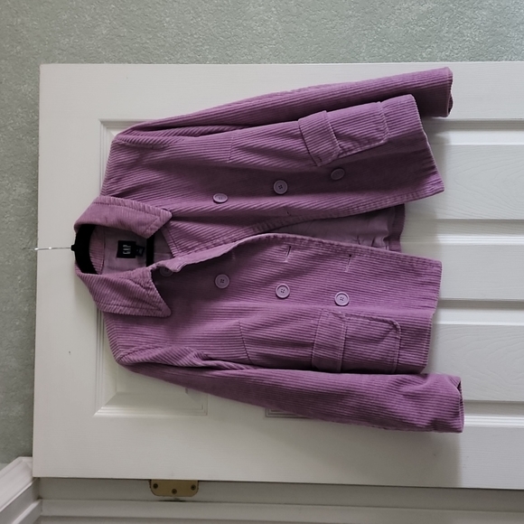 Vintage Gap Corduroy Y2K  LAVENDER  Jacket SZ Small - Picture 14 of 15